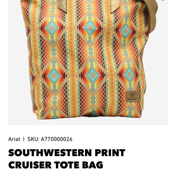 Ariat Southwestern Tote bag - Picture 2 of 9